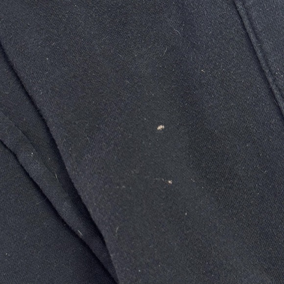 Nike Sweatpants Mens XL Black Fleece Jogger Waist Drawstring Cuffed Pockets Logo - Picture 4 of 10